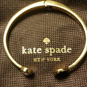 Hinged goldtone bracelet